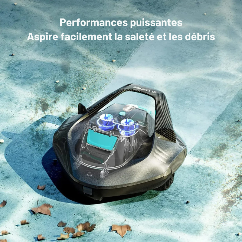 AquaDrift™ Nettoyeur de piscine sans fil