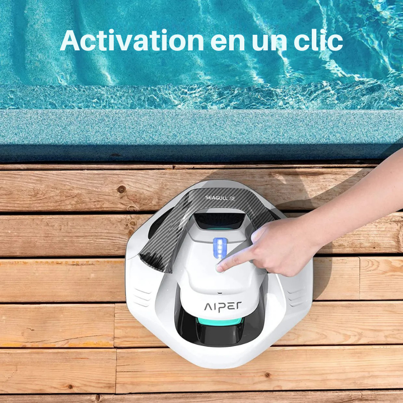 AquaDrift™ Nettoyeur de piscine sans fil